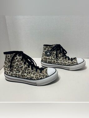 Converse Chuck Taylor All Star Lift High-Top platform sneakers animal print